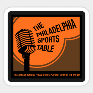 The Philadelphia Sports Table Microphone Sticker